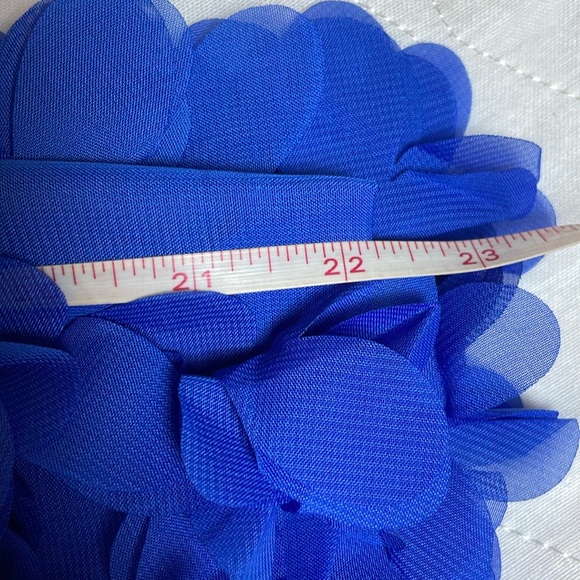 Zara Floral Blue Women's Cape Size-Large NWT - Picture 15 of 16